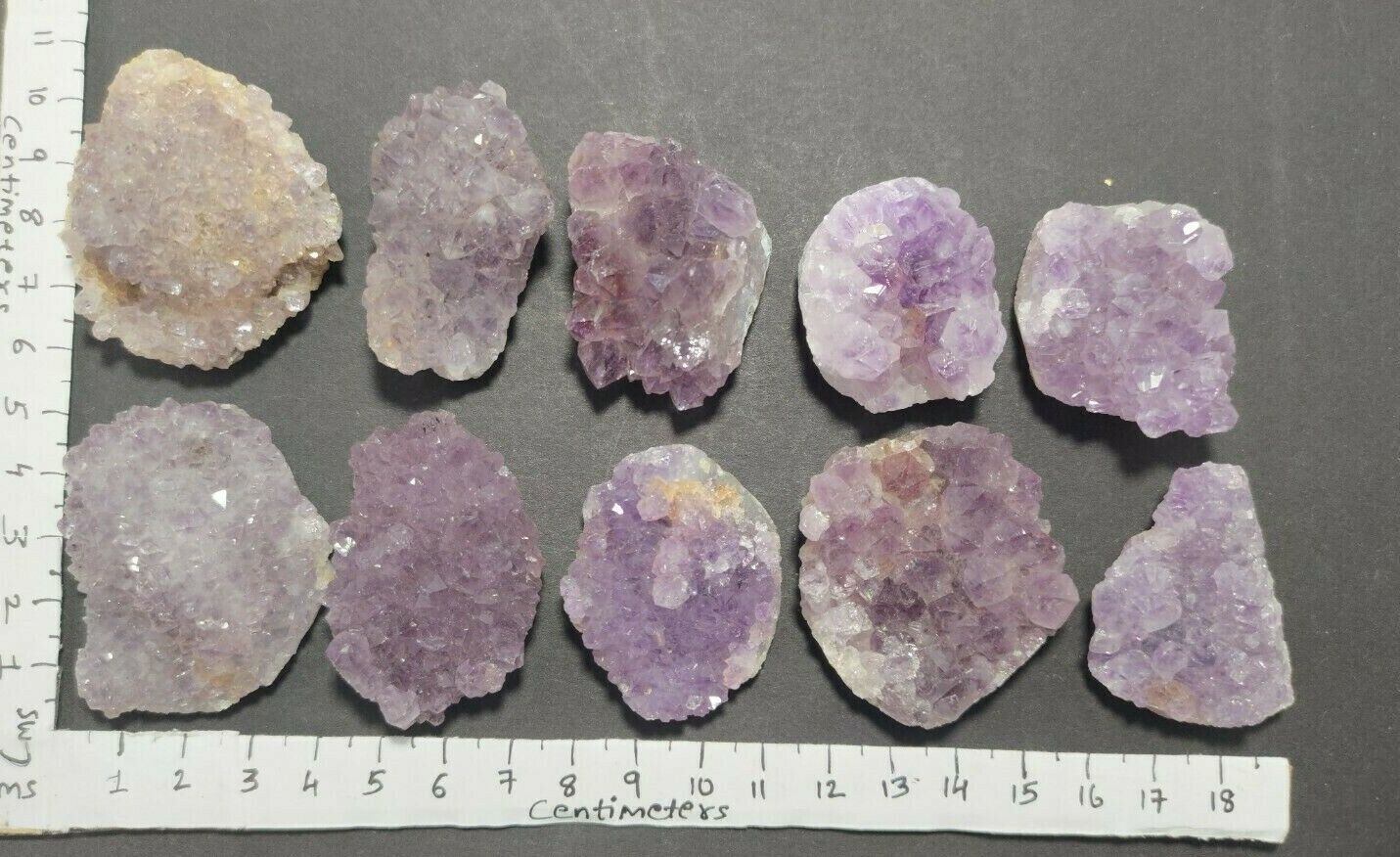 excellent lot of glassy amethyst spheres cluster crystal mineral specimens 1061