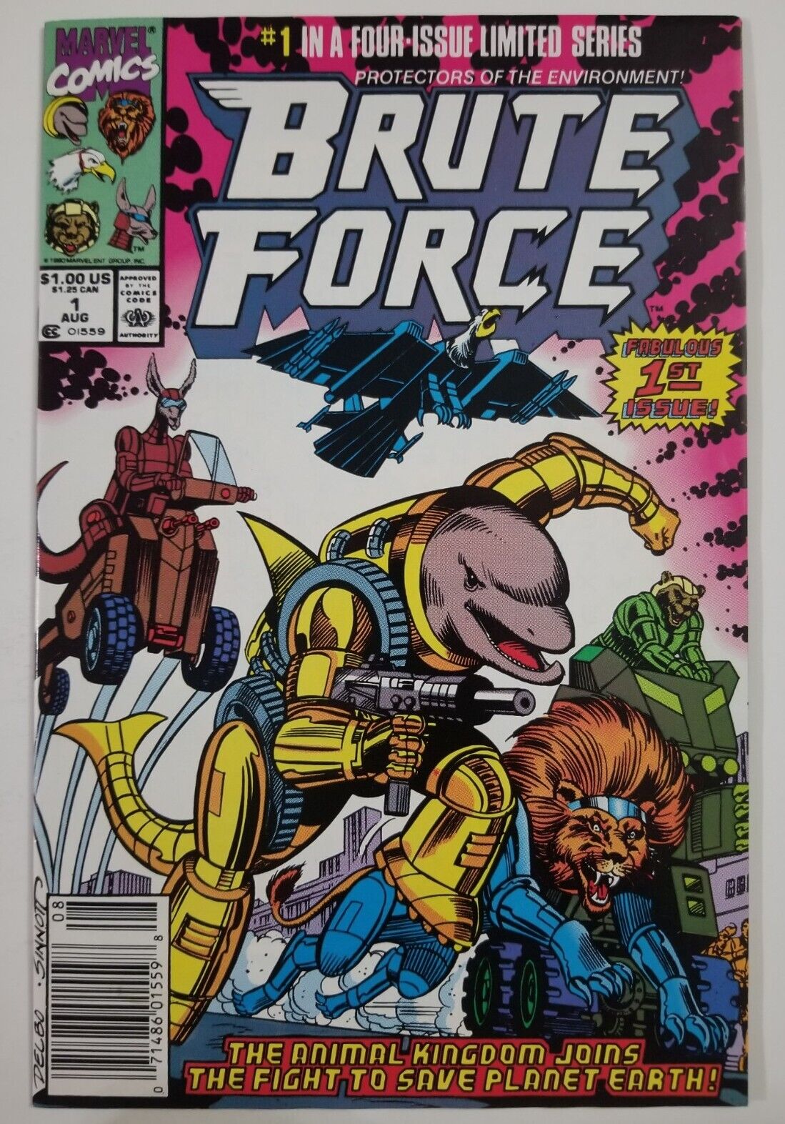 Brute Force #1 (Marvel Comics, 1990)