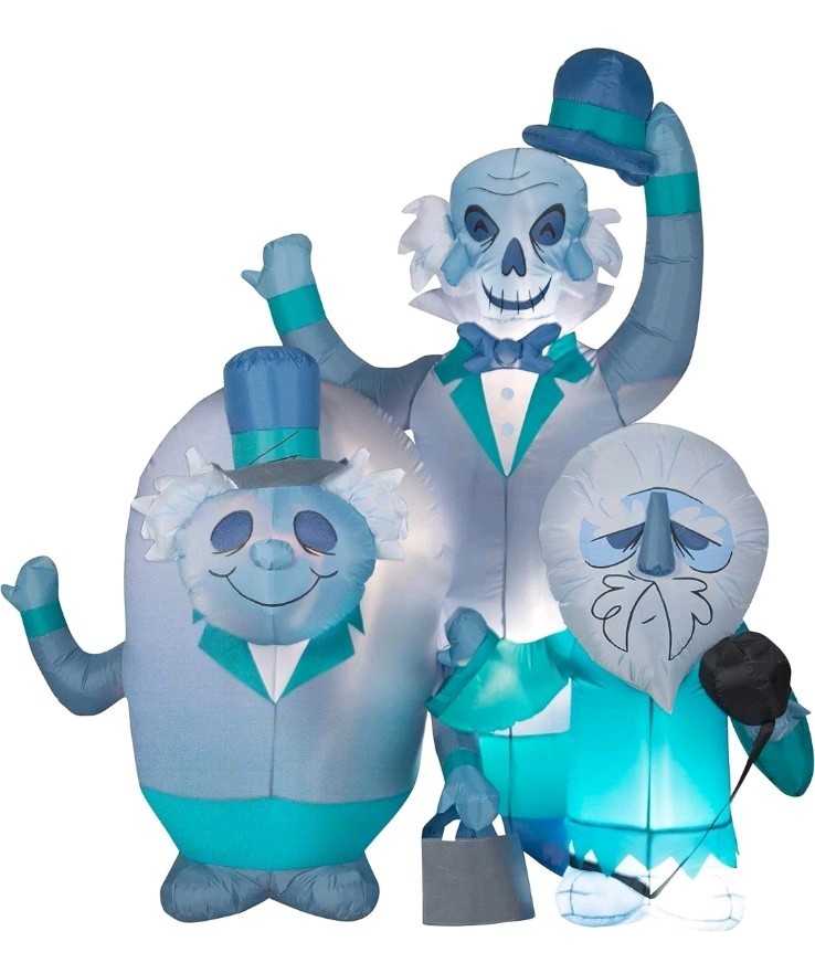 Gemmy 6\' Disney Haunted Mansion HITCHHIKING GHOSTS INFLATABLE Halloween Light Up