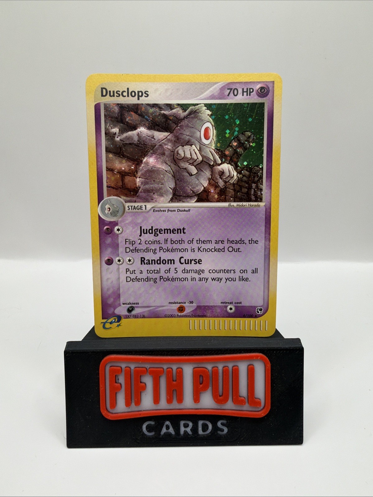 Pokémon TCG Dusclops Sanstrom Holo 4/100, NM