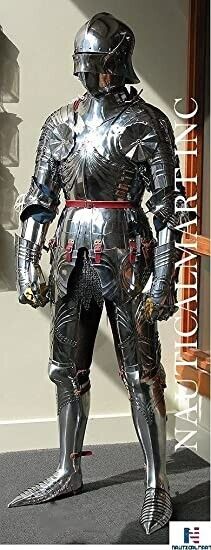 German Gothic Full Suit of Armor 15th Century Late Armor Costume
