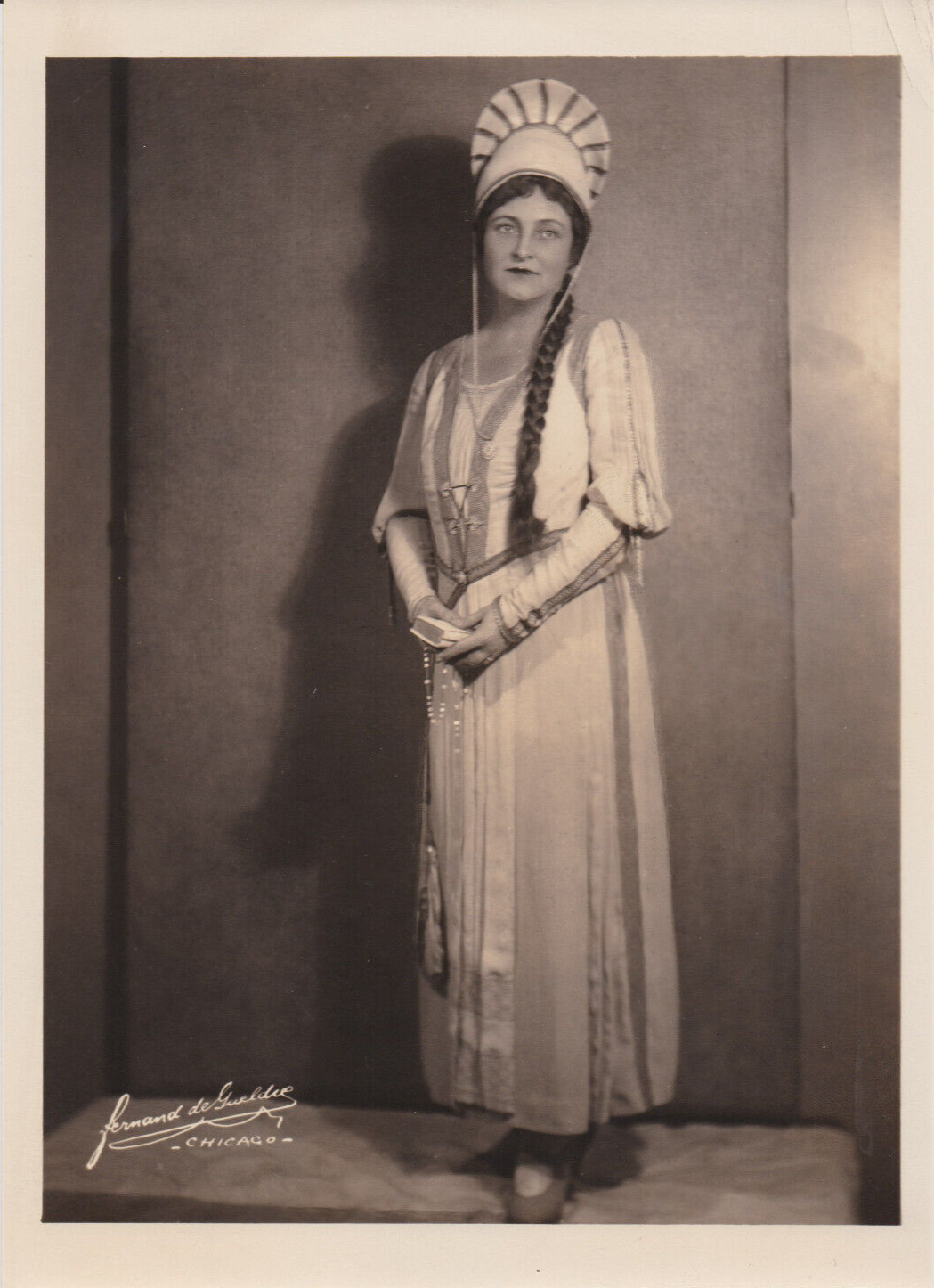 1929 Press Photo Chicago Opera Soprano Edith Mason in 