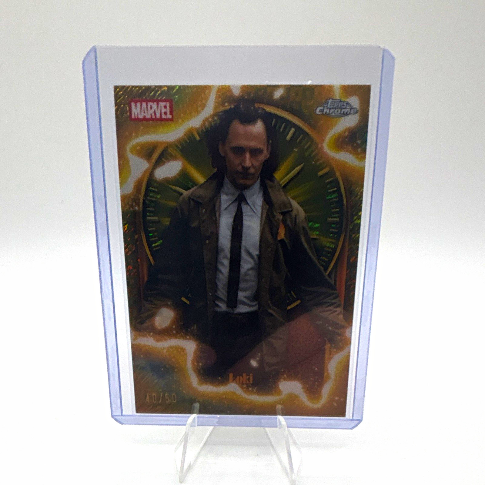 2023 Topps Chrome Loki TVA Gold  /50  TVA-11 Marvel Studios Loki