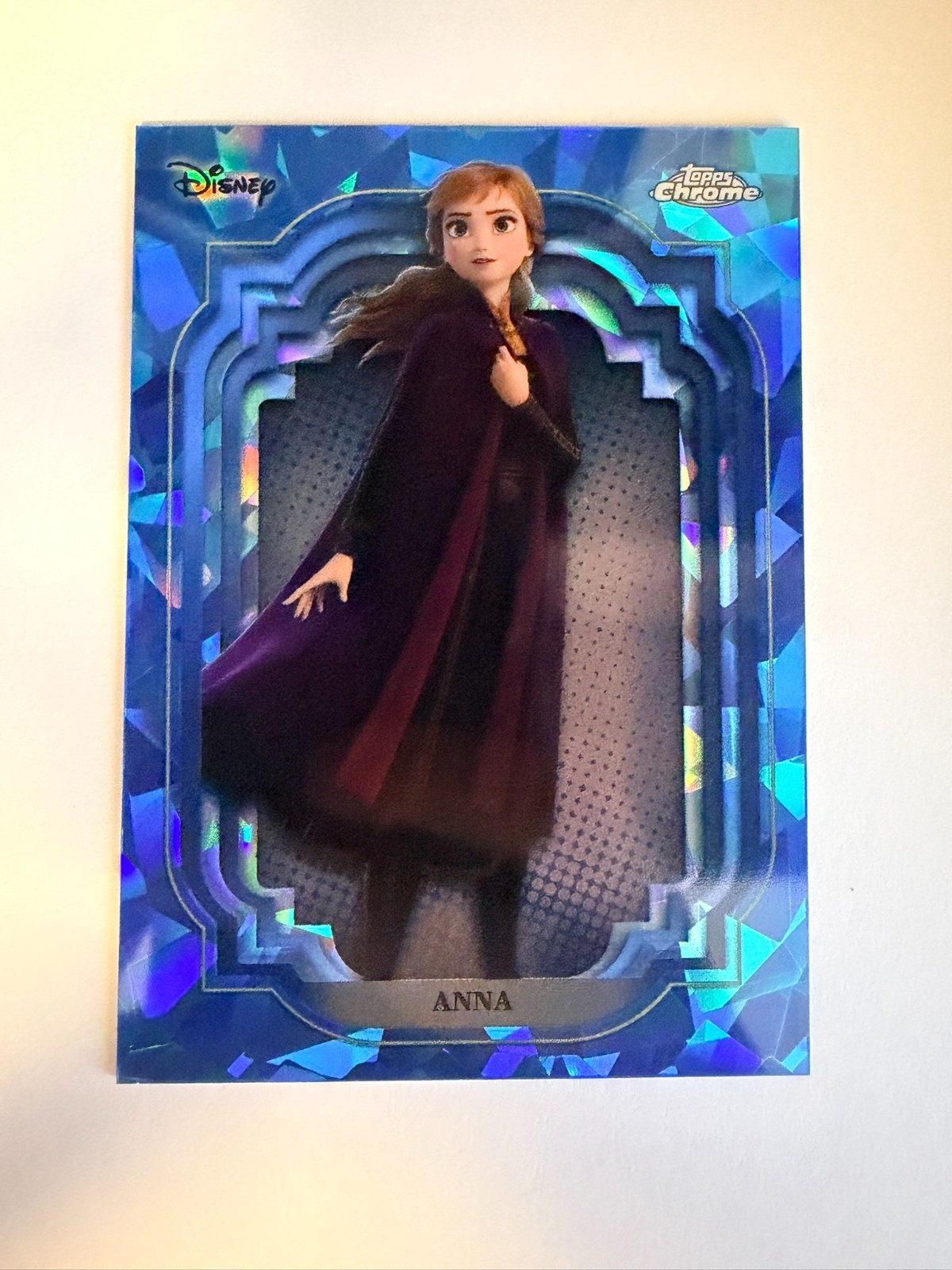 Topps 2024 Chrome Disney Sapphire Anna #154 - 1st Year Sapphire