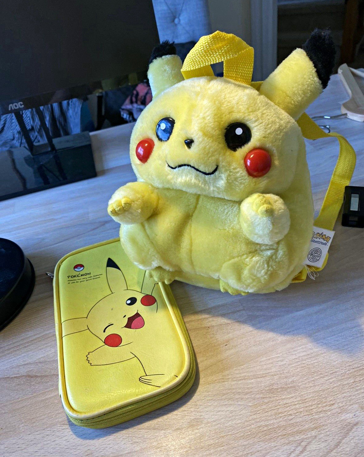 Nintendo Pokémon Pikachu Plush Backpack Yellow, 1997
