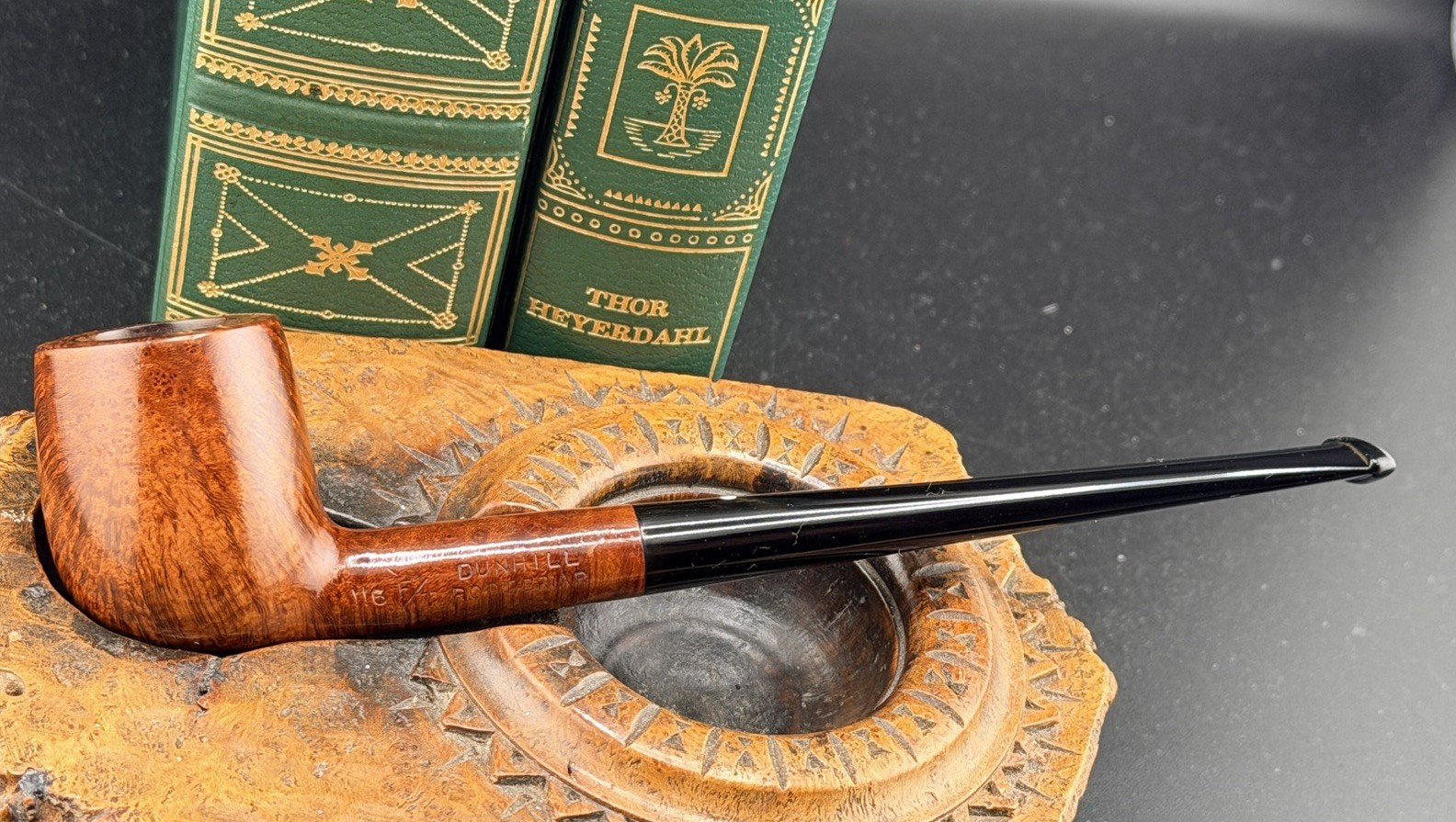RARE 1969 GROUP 1 DUNHILL ROOT BRIAR BILLIARD SHAPE 116 ENGLISH ESTATE PIPE