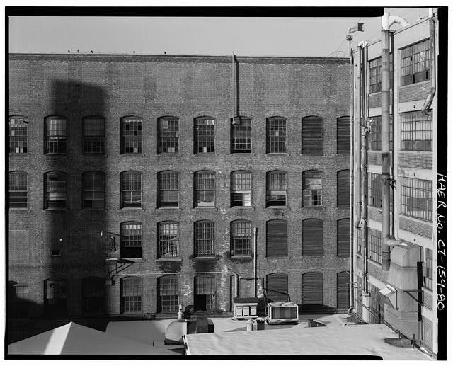 New Britain Connecticut Fafnir Bearing Plant 1995 South Face Building 19