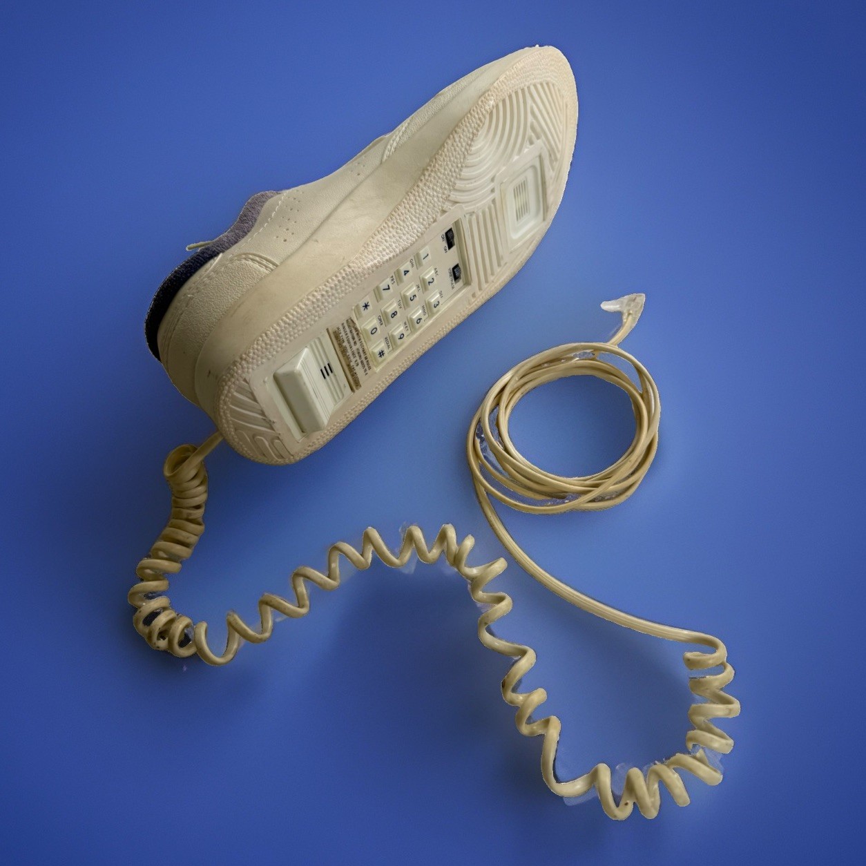Vtg 90s Unbranded Shoe Phone Telephone Novelty Tennis Sneaker Landline-tested