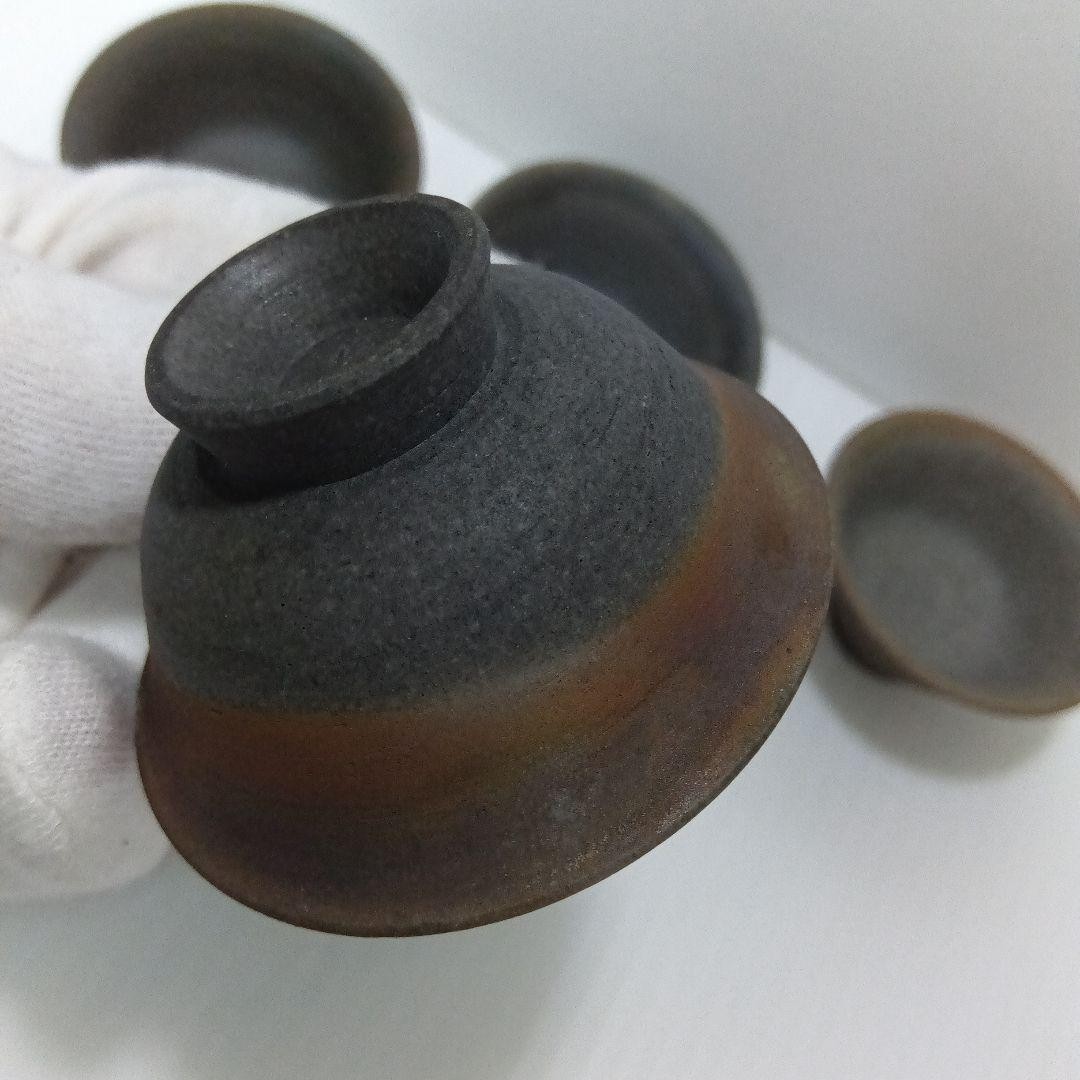 Bizen Ware Sake Cup 69 Showa Retro Antique First Generation Konishi Toko used