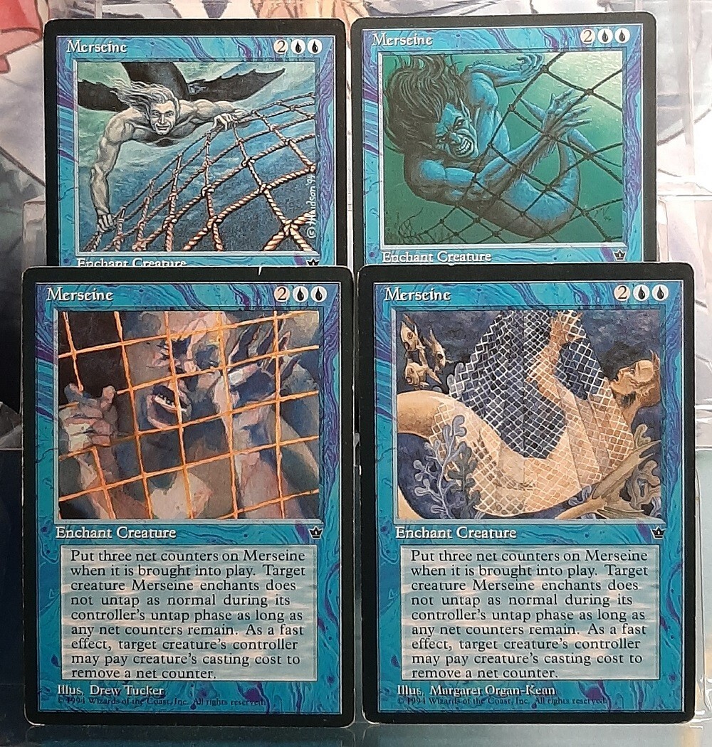 Magic Vintage Playset - Merseine (Vers. 1-4) - Common - Fallen Empires - EN/NM/EX