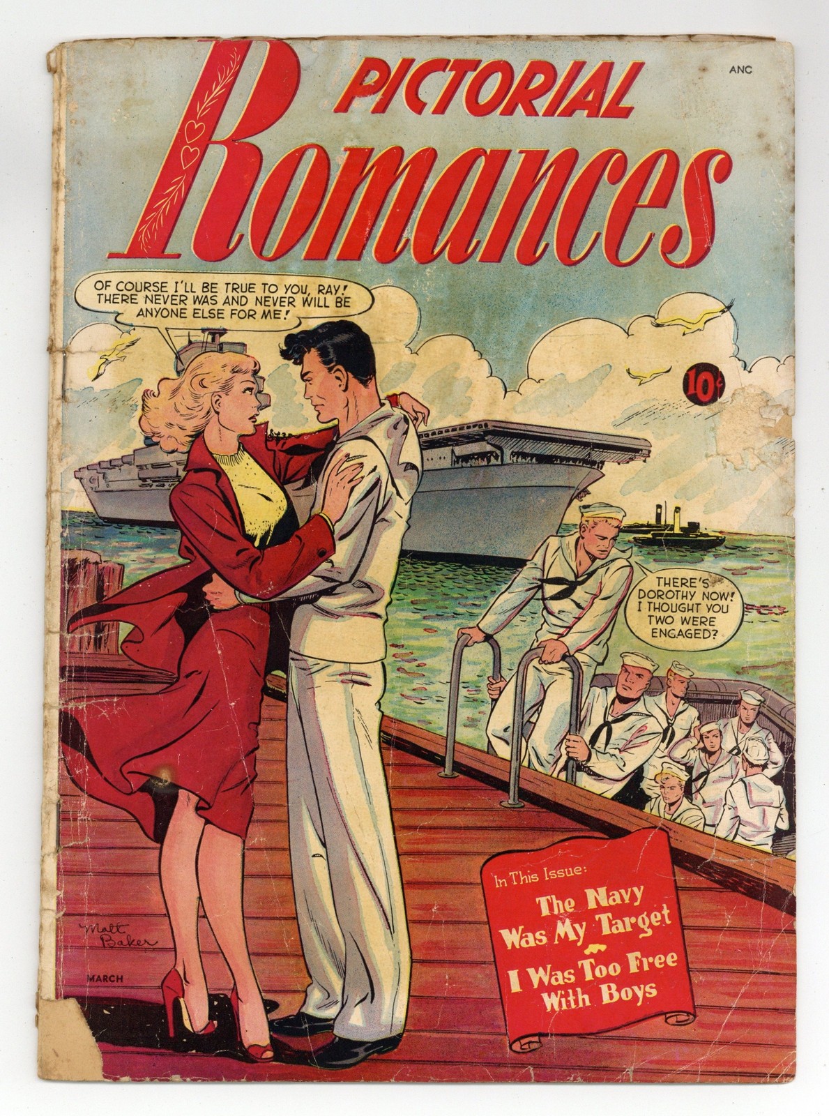 Pictorial Romances #6 PR 0.5 1951