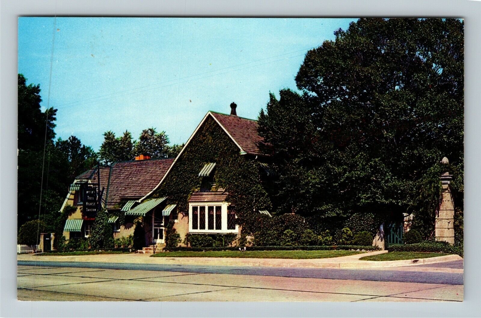 Silver Spring MD-Maryland, Mrs. K's Toll House, Food, Gardens, Vintage Postcard