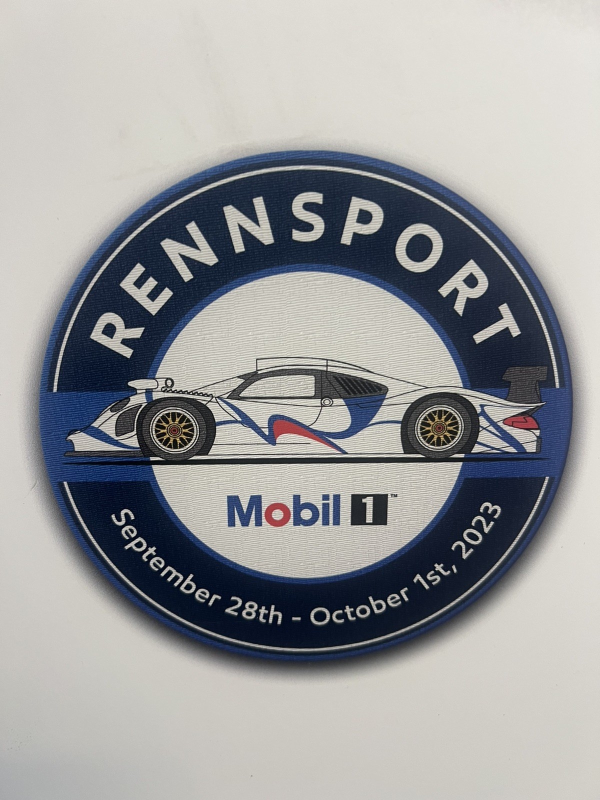 Rennsport Reunion 7 Porsche RARE Mobil 1 GT1 Porsche vendor original card board