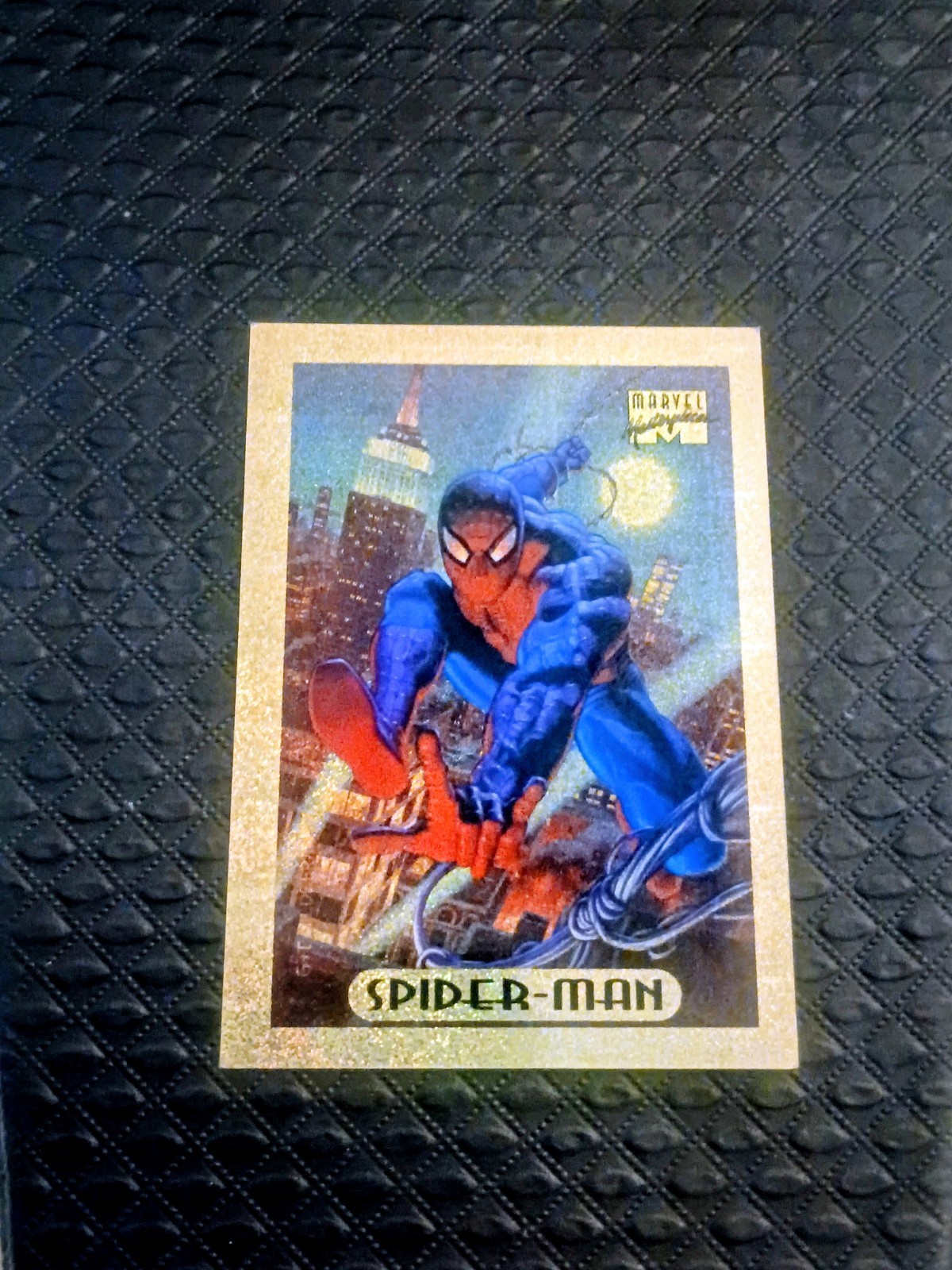 Spider-Man 1994 Fleer Marvel Masterpieces Bronze Holofoil #8 Walmart Rare