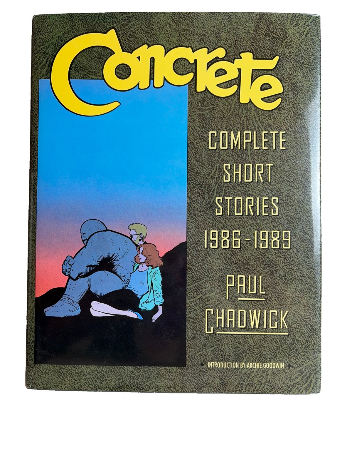 Vtg Concrete Short Stories 1986-1989  PB by Paul Chadwick Signed & Numbered