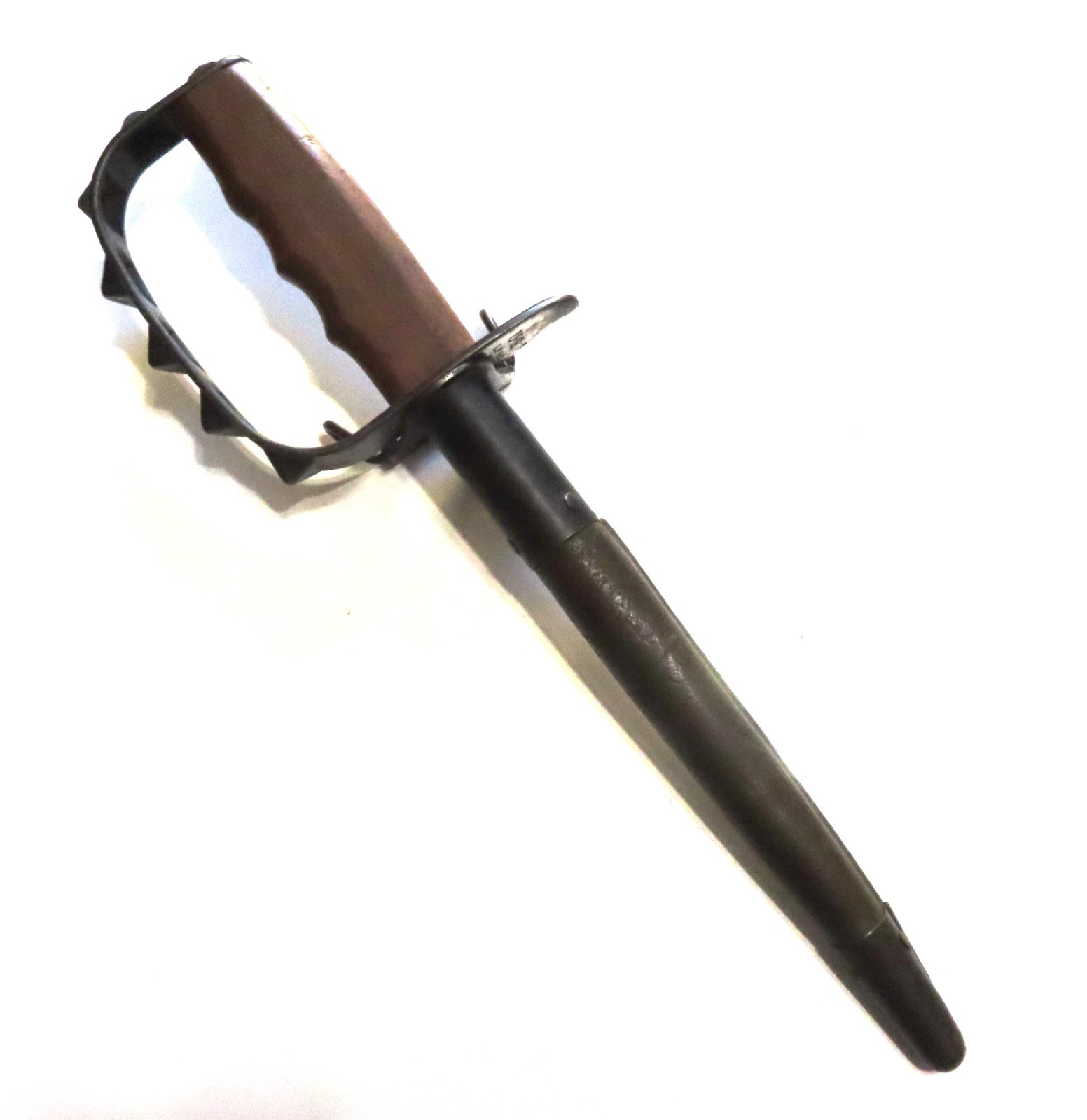 WWI US Army USMC LF&C 1917 Trench Knife with Jewel 1917 Scabbard