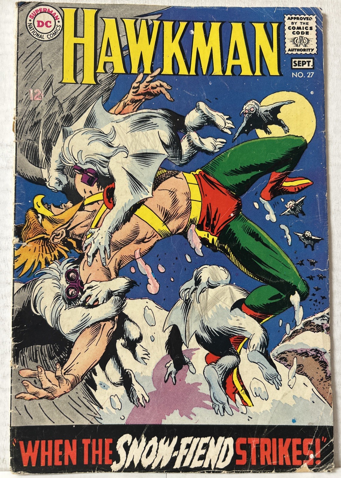 Hawkman #27 (DC Comics August-September 1968) GD-VG