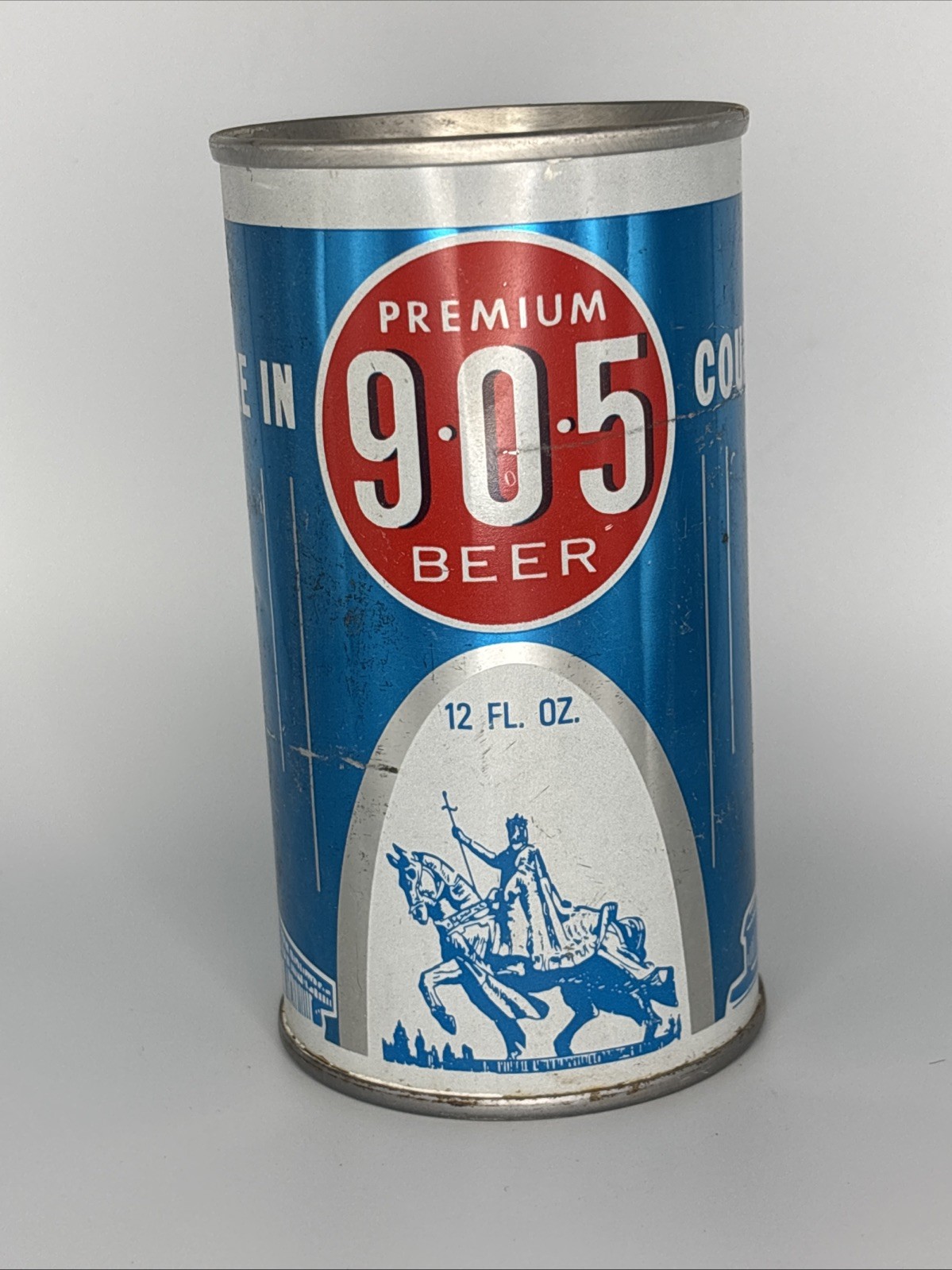 Vintage Premium 905 Beer Can 12OZ Straight Side NEAT