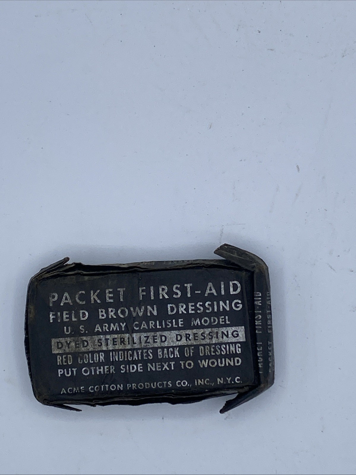 WWII US Military Carlisle First Aid Dressing