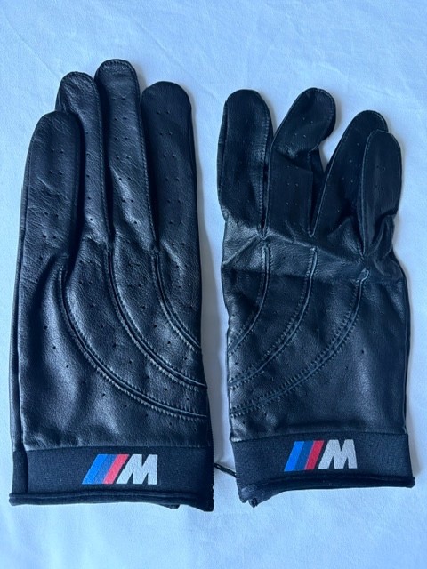 BMW M Series NEW leather Prototype Sample Driving Gloves not sold anywhere 