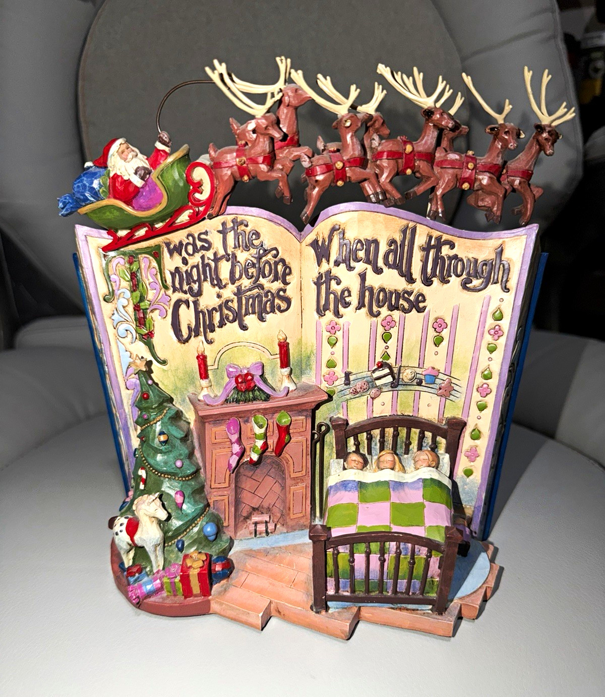 RARE  2014 Jim Shore Heartwood Creek “\'Twas the Night Before Christmas” Figurine