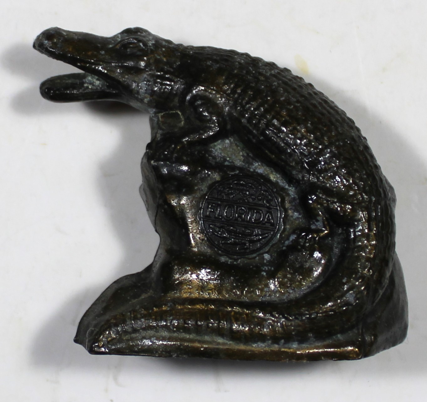 ALLIGATOR  Vintage  Metal   Souvenir of  FLORIDA