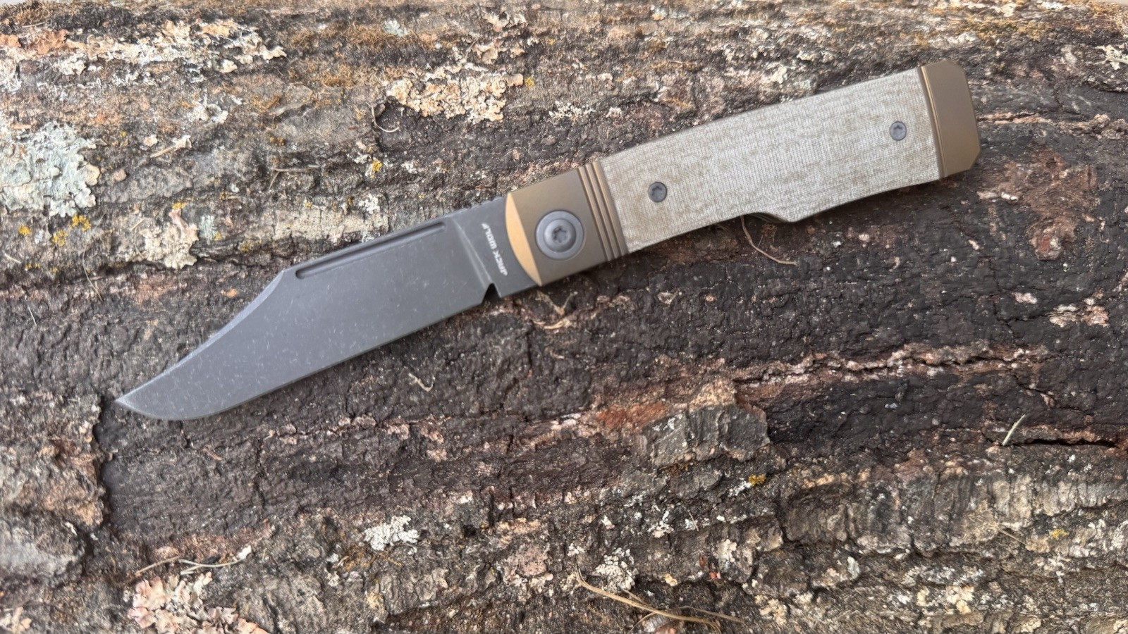 JACK WOLF GUNSLINGER JACK - GREEN LINEN MICARTA