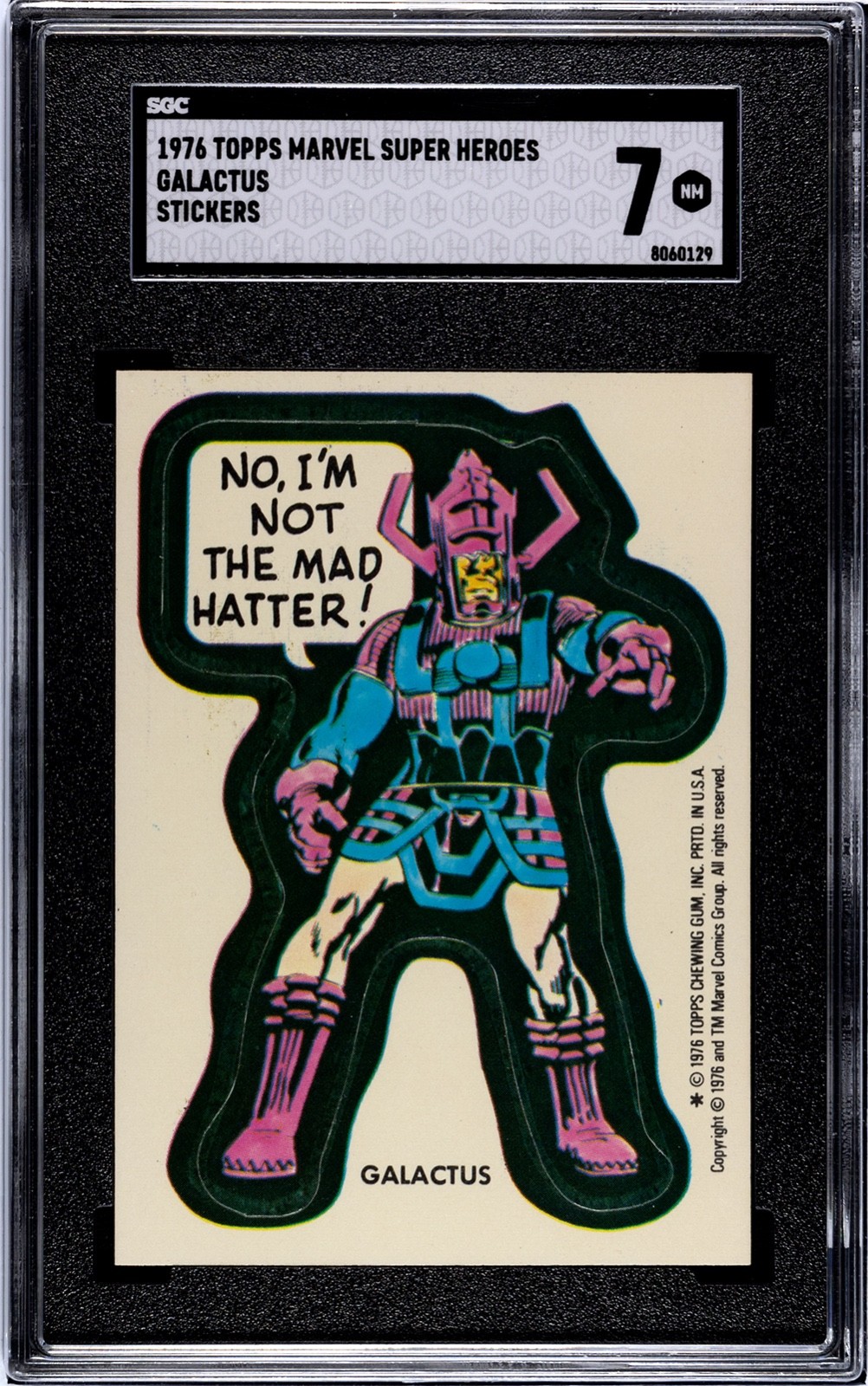 1976 Marvel Galactus Rookie SGC 7 1976 Marvel Galactus Rookie SGC 7
