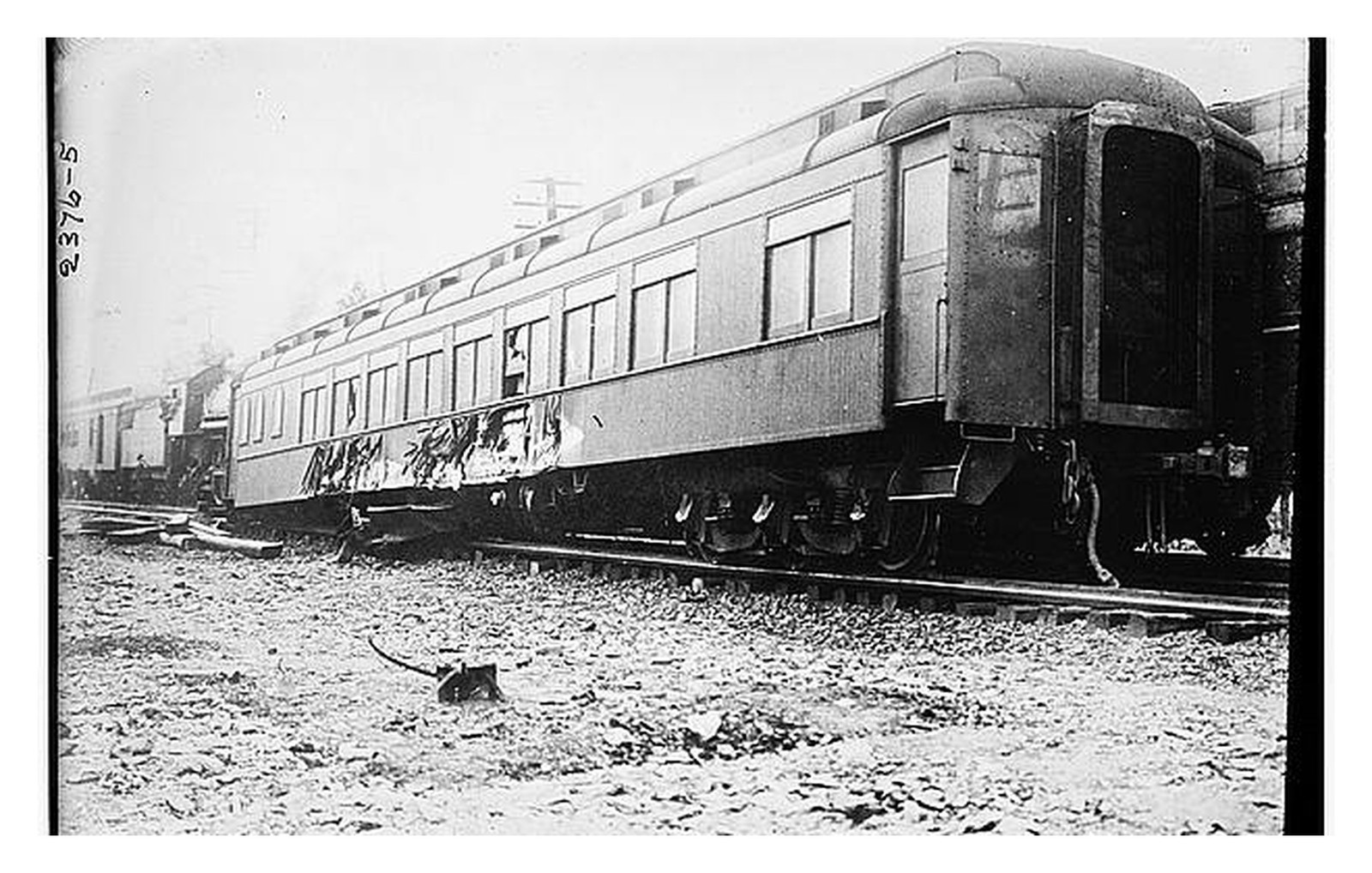 Poughkeepsie New York Train Wreck Standard Postcard