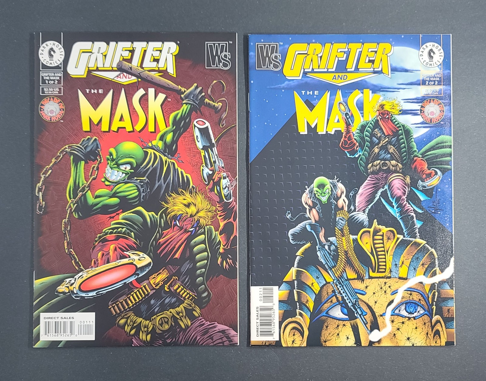 Grifter and The Mask #1-2 Complete Crossover Set (Dark Horse, 1996)