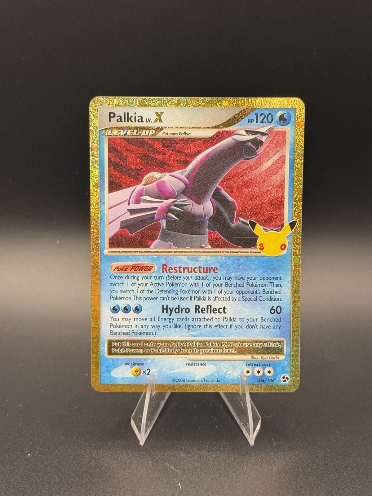 2026 Pokemon Palkia Lv.X #106/106 30th Celebration Holo