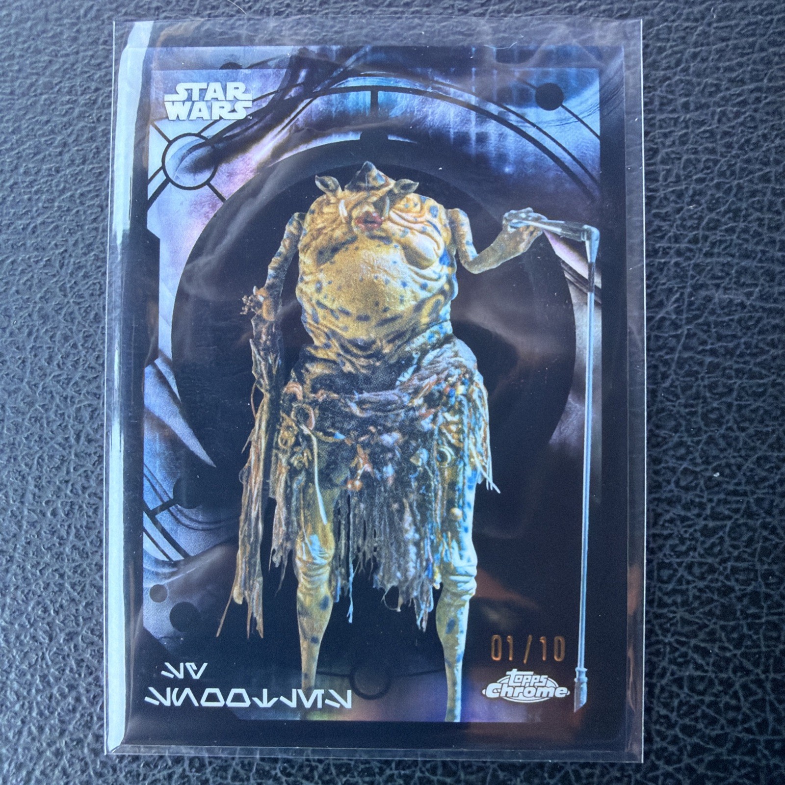 2026 Topps Chrome Star Wars Sy Snootles AURE-13 Black Refractor 1/10 NM 🔥🔥🔥