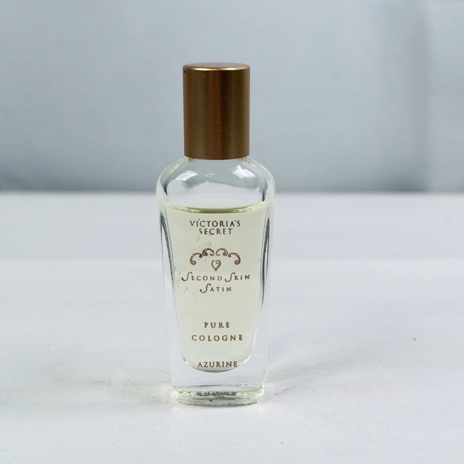 Victoria's Secret Second Skin Satin Azurine Pure Cologne Miniature / Rare