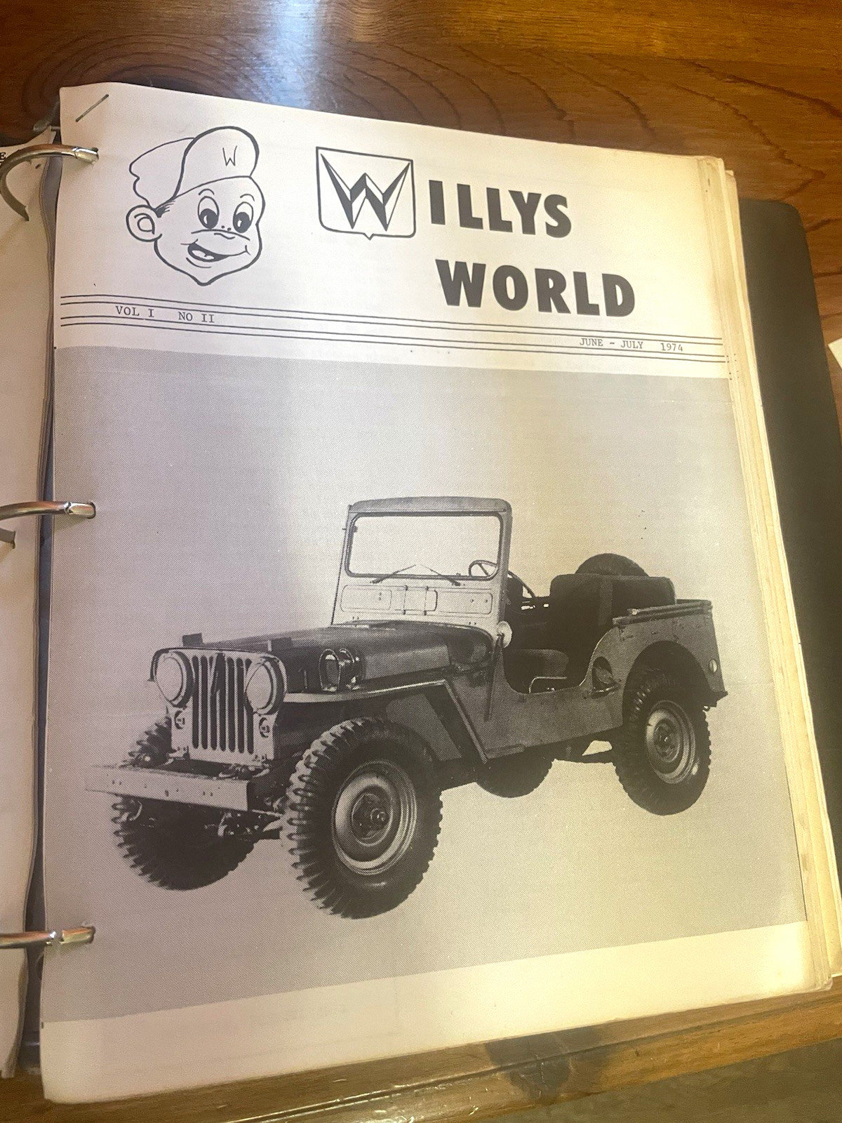 Jeep Willys World Club of America Newsletter Binder 1974-1979 Vintage Automobile