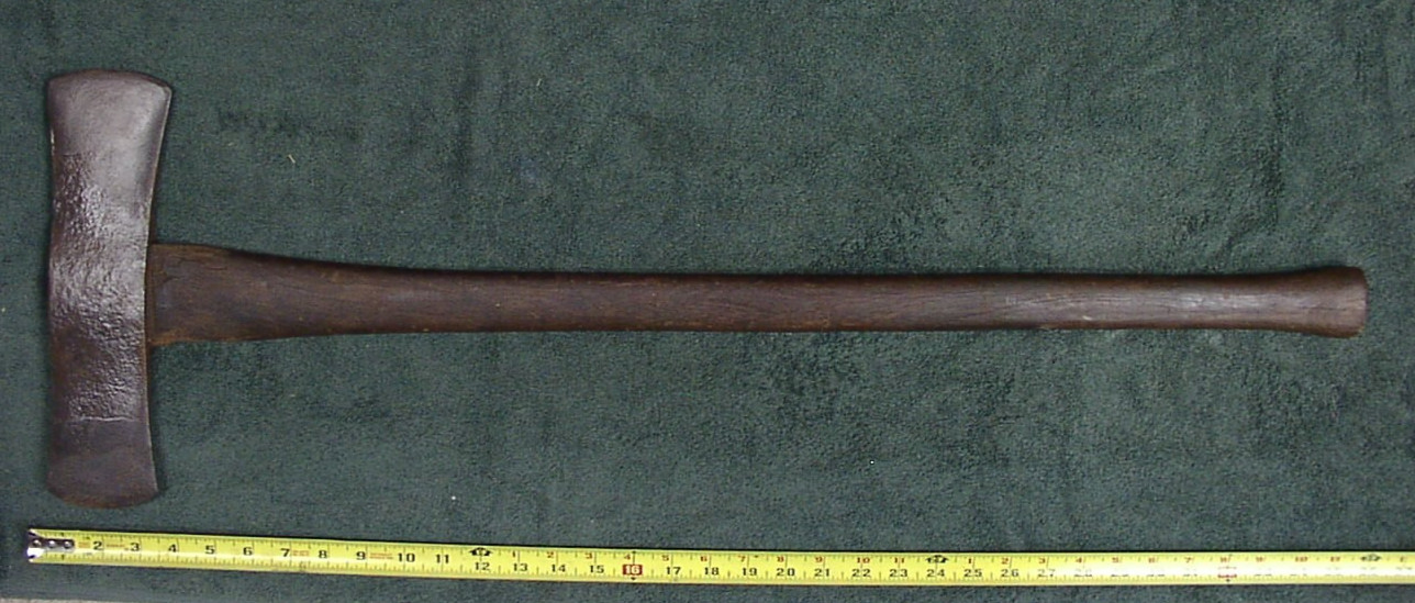 Antique Hand Forged Puget Sound  Double Bit Felling Axe,4lbs.9.7oz,11-1/2
