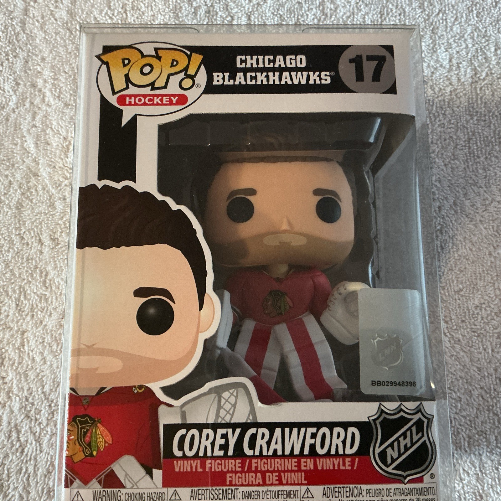 Corey Crawford Chicago Blackhawks Funko Pop Hockey #17