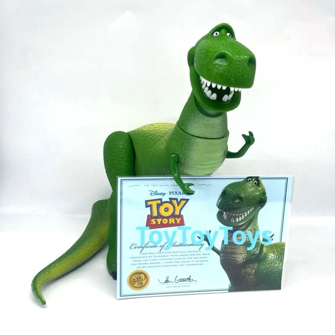 Thinkway Pixar Toy Story Rex Figure 29x42cm Large Size No Talking