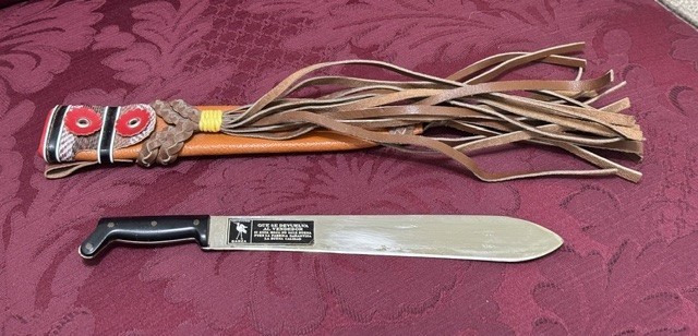 Vtg Garza Small Machete Knife 9 1/2\