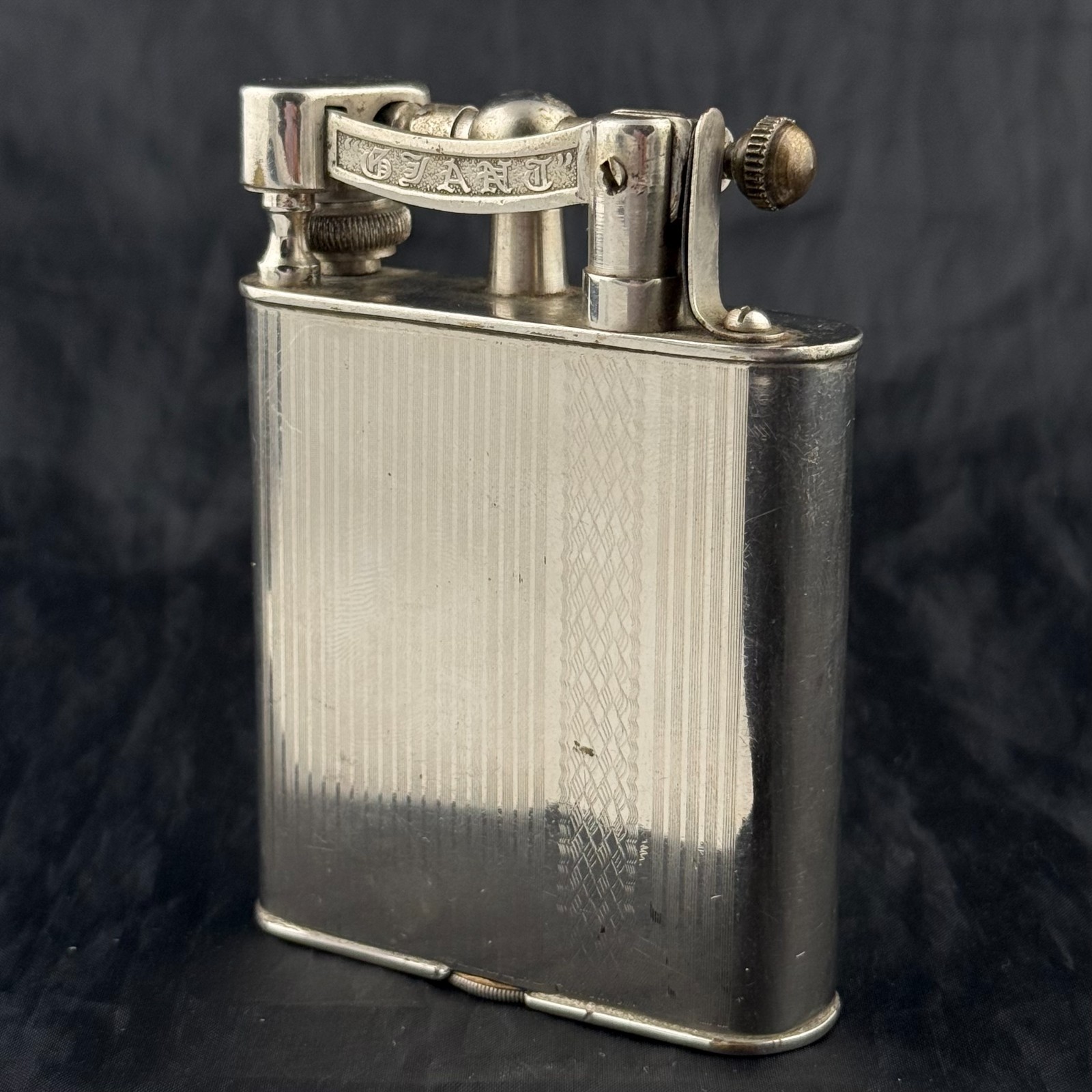 Vintage GRANT Reliance Style Lift Arm Lighter Occupied Japan 1940s Table Lighter