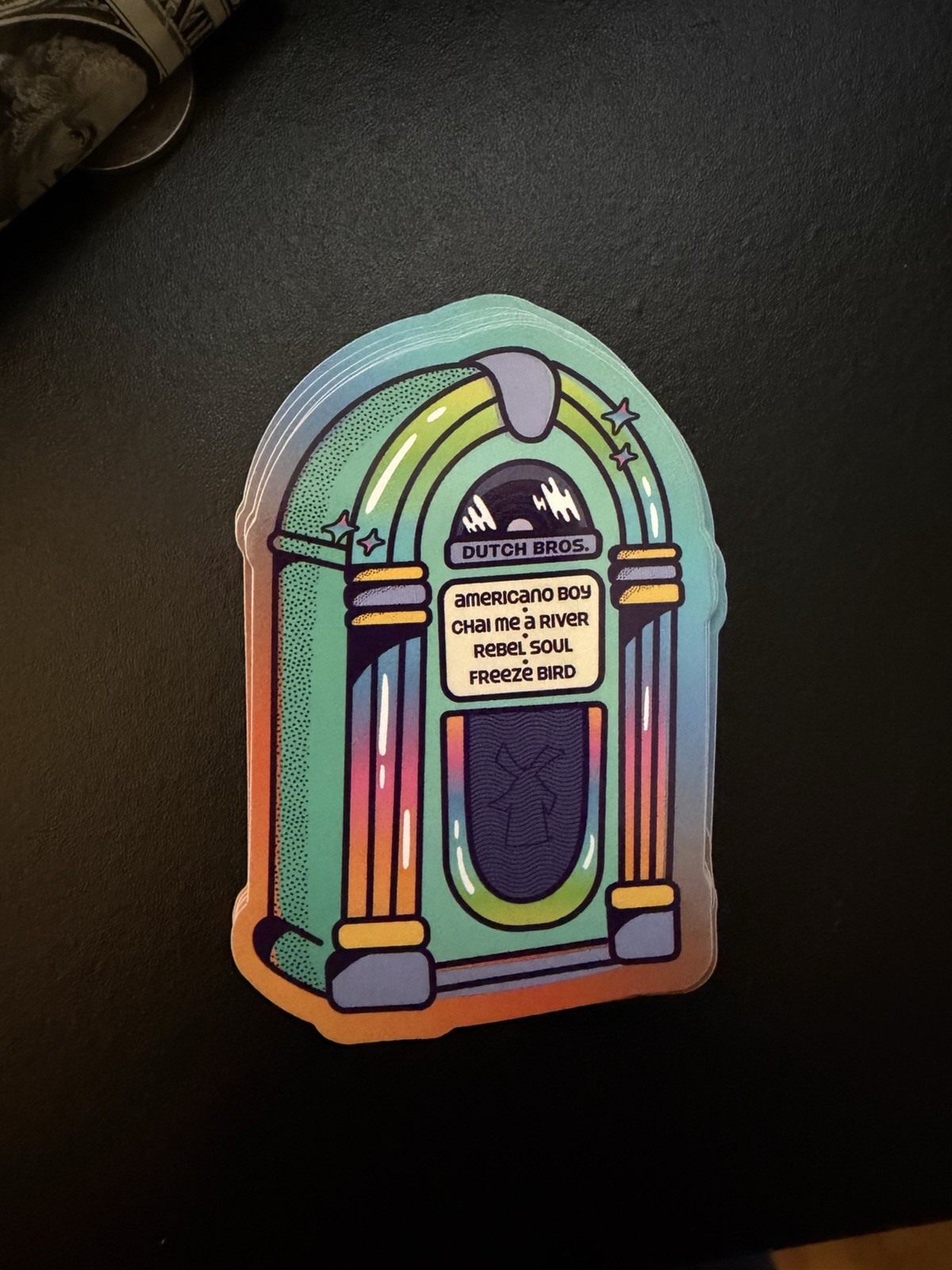 Dutch Bros Coffee October 2026 Second Chance Jukebox Sticker