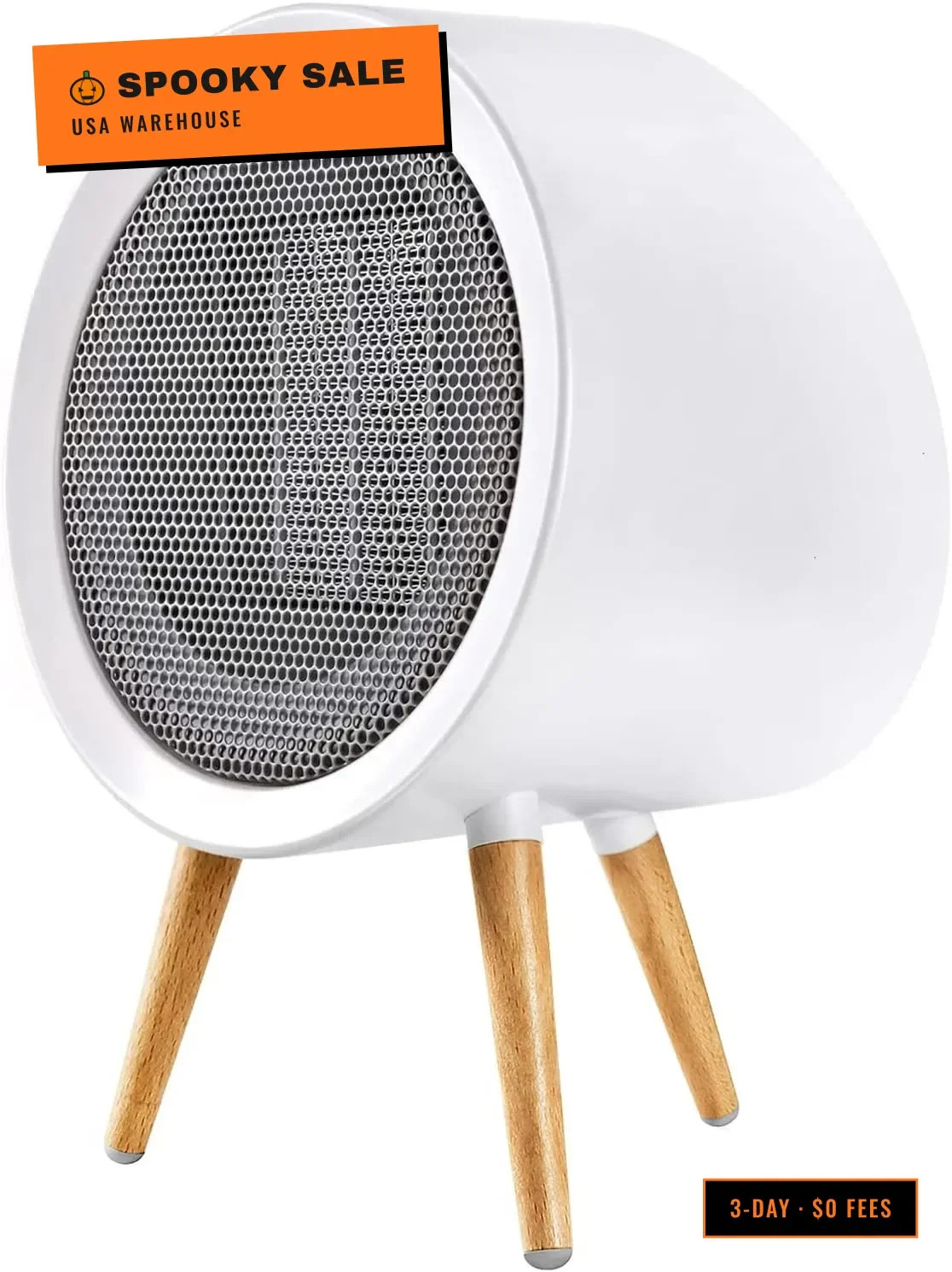 Portable Space Heater for Indoor Use, 1000W/600W Small Electric Desk Heater for