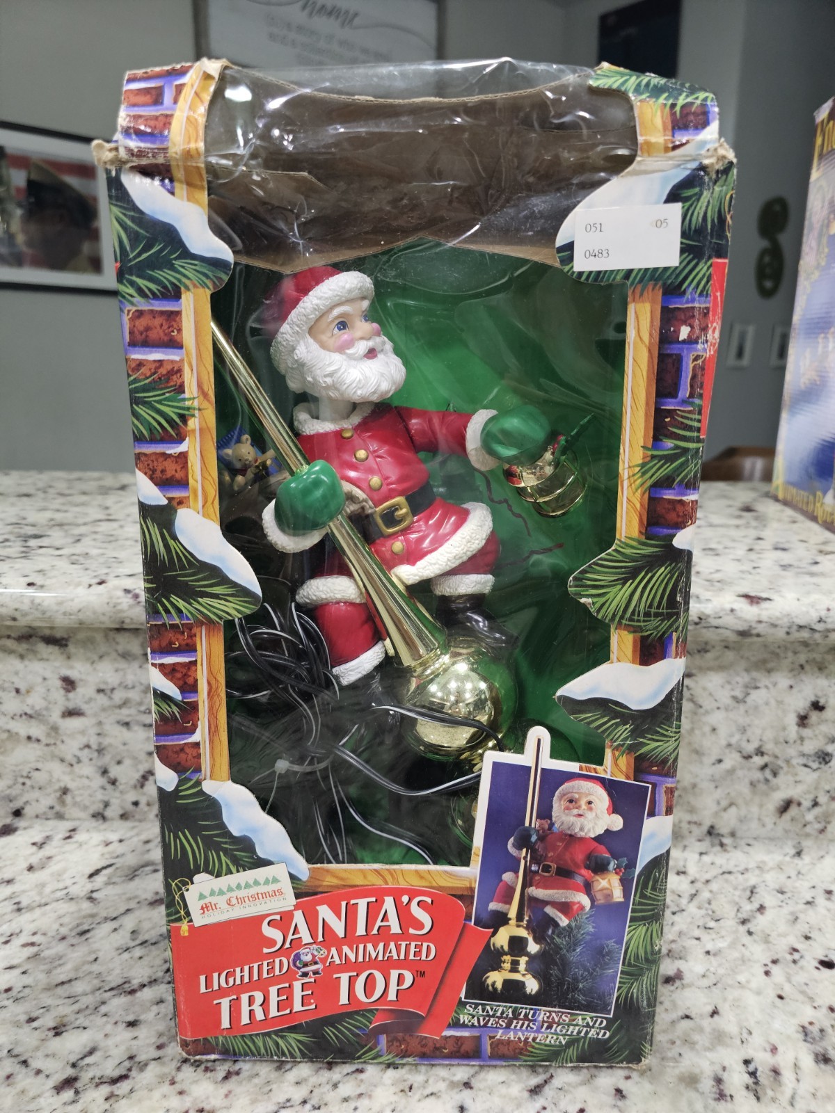 Mr. Christmas Animated Lighted Santa Tree Topper Mechanical Collectibles 1999 Mr. Christmas Animated Lighted Santa Tree Topper Mechanical Collectibles 1999