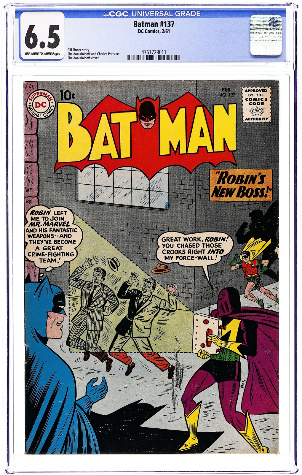 Batman #137 CGC 6.5 1961 4761729011