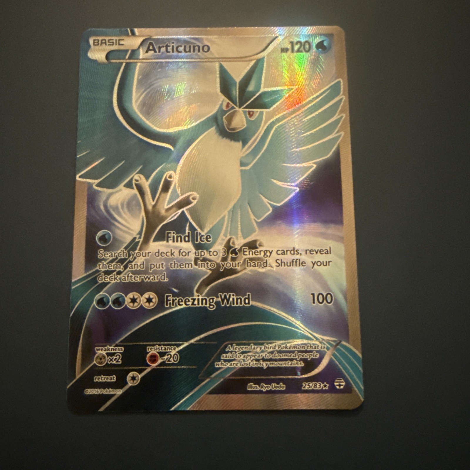 Pokémon TCG Articuno Generations 25/83 Holo Full Art Pokémon TCG Articuno Generations 25/83 Holo Full Art