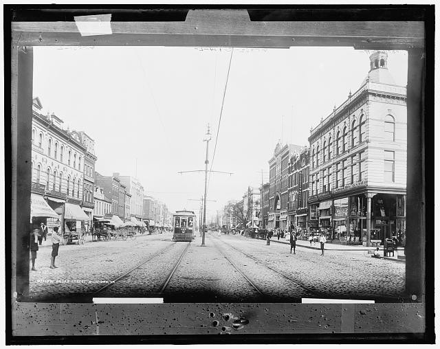 Photo:Broad Street Richmond Va Streetcar c1908