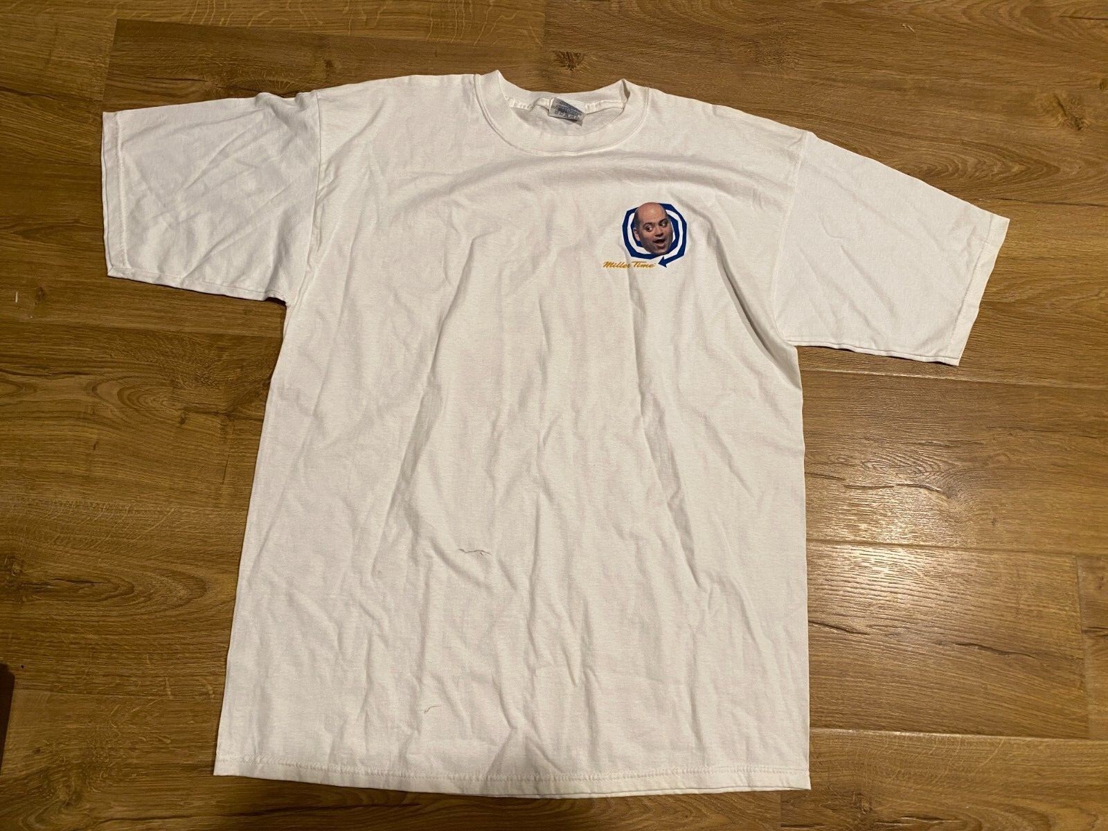 Vintage 1998 Miller Lite Twist To Open Guy Shirt Autographed BRAND NEW - Size XL