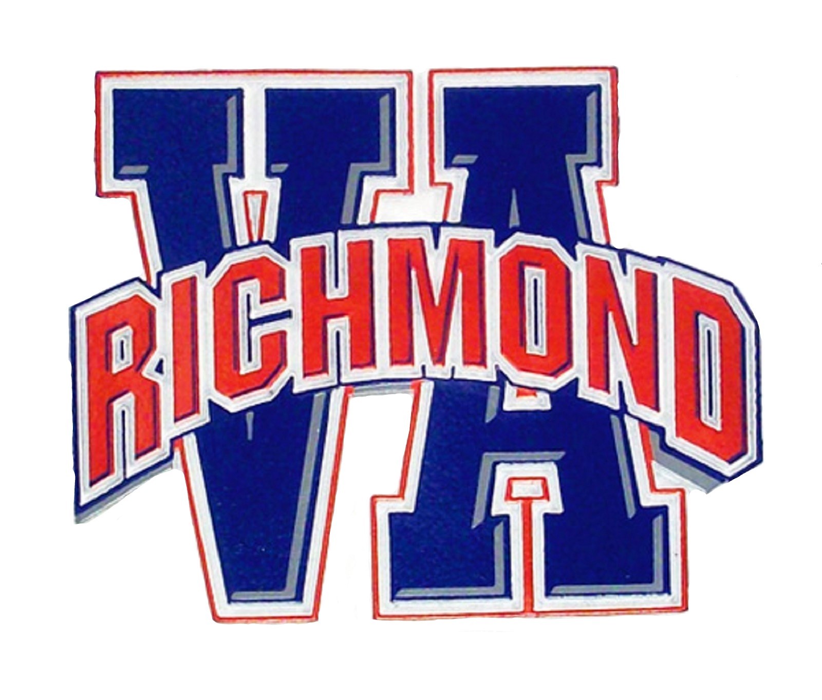 Richmond Virginia Initial Fridge Magnet