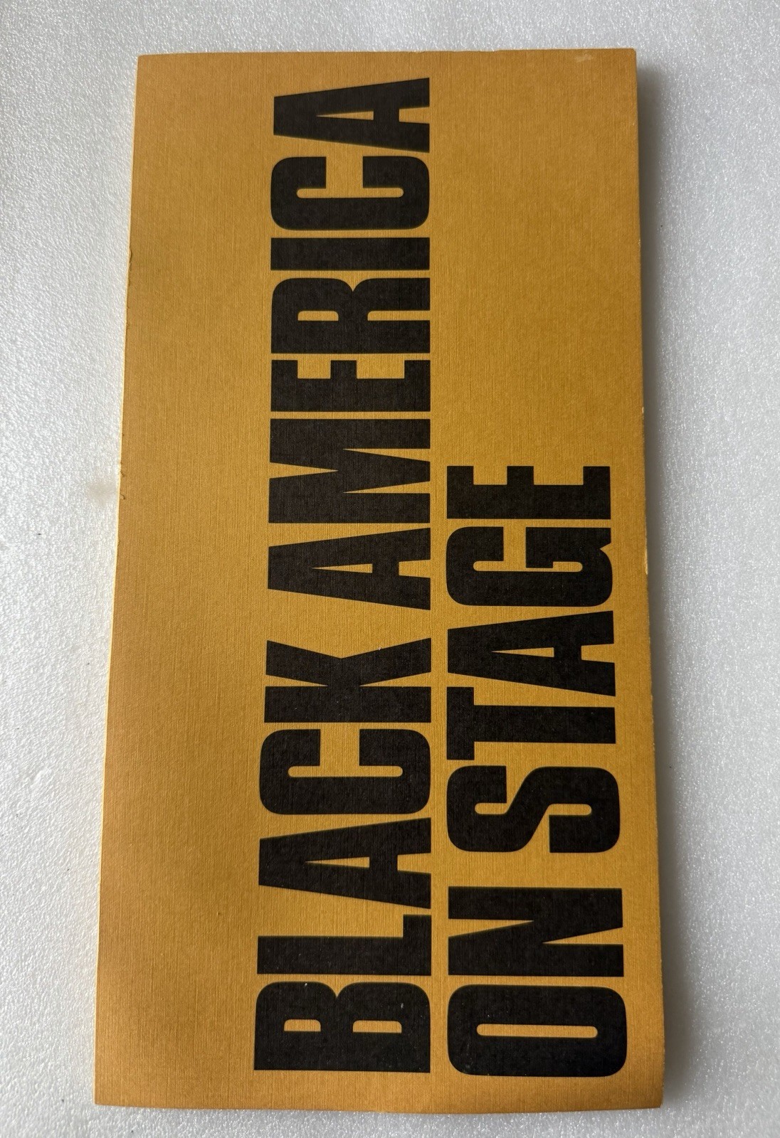 1978 Black America on Stage Vintage CUNY Theater History Booklet Black Broadway