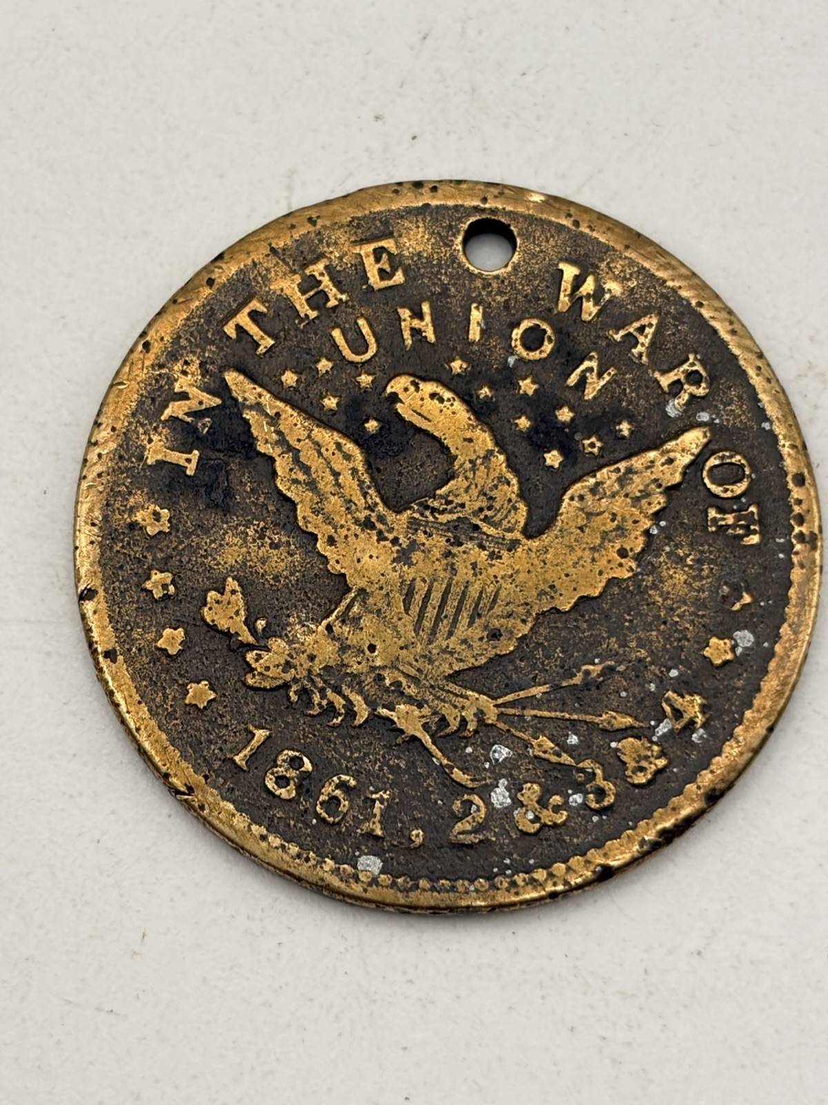 1861-1864 Civil War Disc belonging to Charles H. Lee CO: G 13th Infant Vol. NH