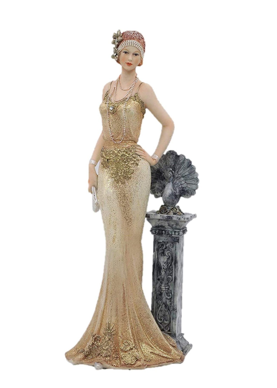 Comfy Hour Glamour Elegance Victorian Style Lady Collection Luxury Lady Resin